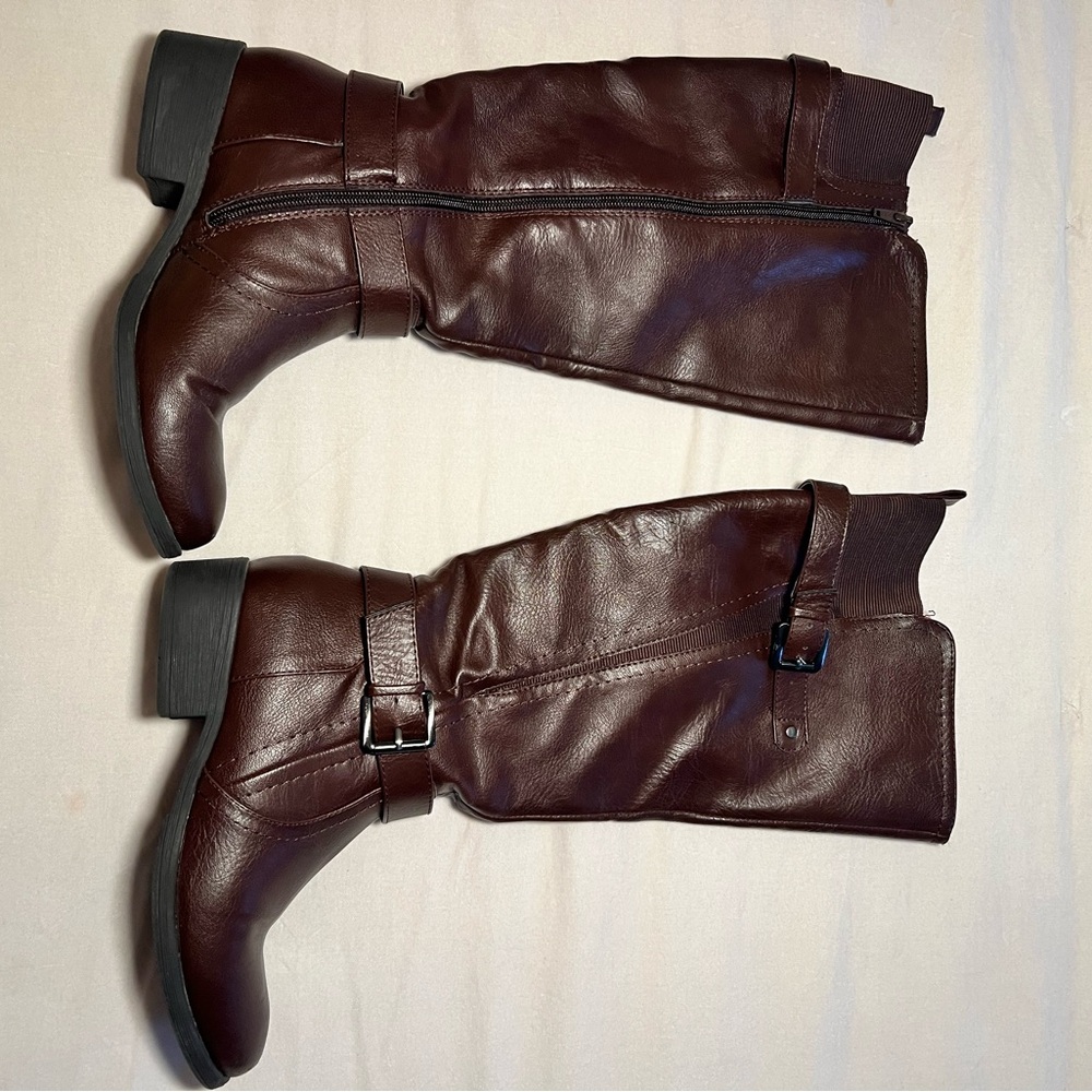 Croft & Barrow Dark Brown Heeled Boots
